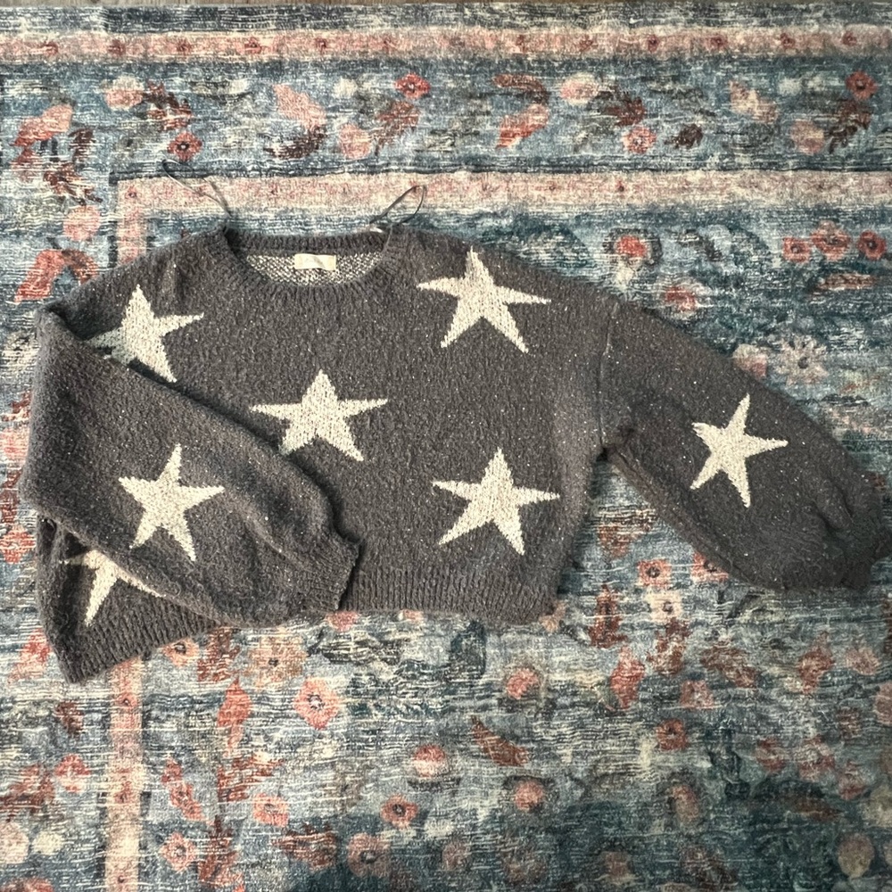 Altar’d State Cropped Star Sweater